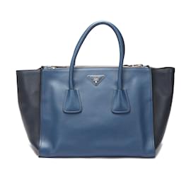 Prada, Bags, Prada Orange Saffiano Lux Leather Parabole Tote