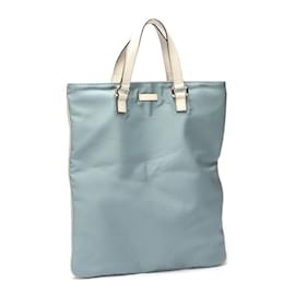 Gucci-Gucci Canvas Tote Bag Canvas Tote Bag 272347 in Good condition-Blue