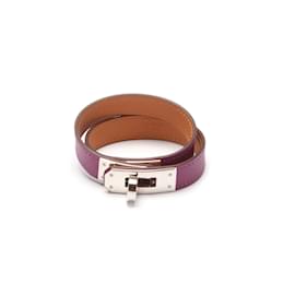 Hermès-Kelly lined Tour Bracelet-Purple