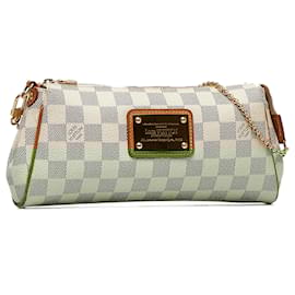 Louis Vuitton-Louis Vuitton White Damier Azur Eva-White