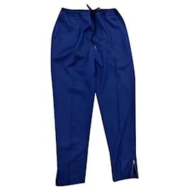 Louis Vuitton-LOUIS VUITTON Cashmere/Wool Pants Size S/M-Navy blue