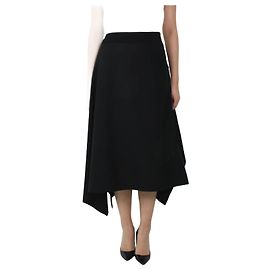 Y3 Black asymmetric skirt - size S Black