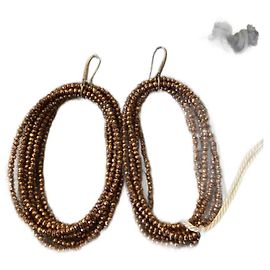 Brunello Cucinelli Pendientes de perlas ( piritas Dorado Cobre