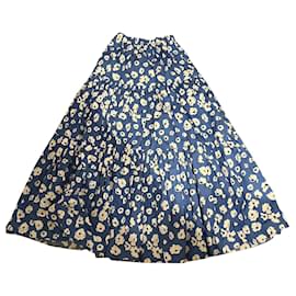 Zara-Skirts-Blue