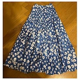 Zara-Skirts-Blue