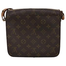 Louis Vuitton-LOUIS VUITTON Monogram Cartouchiere MM Shoulder Bag M51253 LV Auth rd5582-Monogram