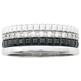 Boucheron-Boucheron ring, "Four Black Small Edition", in white gold, diamants.-Other