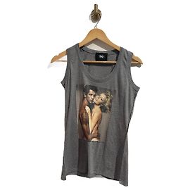 DOLCE & GABBANA Tops T.Internacional M Algodón Gris