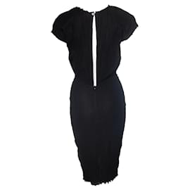 Masscob-Masscob, Black linen dress-Black