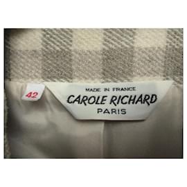 Autre Marque-Vintage Jacke 80's Carole Richard t 40-Beige
