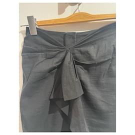Isabel Marant-ISABEL MARANT  Skirts T.International XS Linen-Black