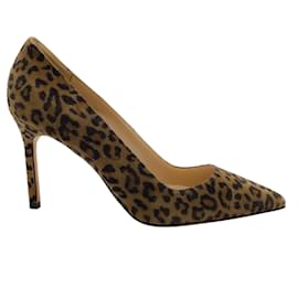 Manolo Blahnik-Manolo Blahnik Zapatos de tacón con estampado de leopardo multicolor marrón-Castaño
