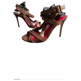 Carolina Herrera-Carolina Herrera high sandals-Dark brown