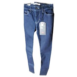 Levi's Super Skynny 710 Jeans Blu Scuro Cotone Blu scuro