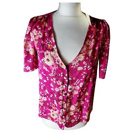 SéZane Pink Viscose Blouse Size 36 Pink