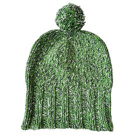 Hermès Gorro verde vintage Verde