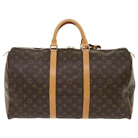 Louis Vuitton-Louis Vuitton-Monogramm Keepall 45 Boston Bag M.41428 LV Auth 47737-Monogramm