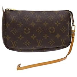 Louis Vuitton Pochette Dam GM Clutch Bag Second bag Monogram Brown