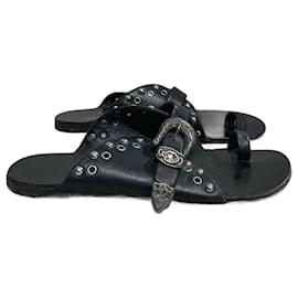 Giuseppe Zanotti-GIUSEPPE ZANOTTI  Sandals T.EU 39 leather-Black