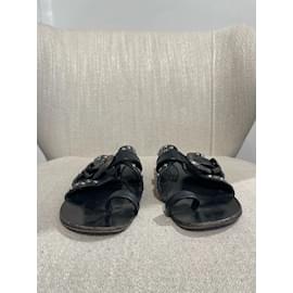 Giuseppe Zanotti-GIUSEPPE ZANOTTI  Sandals T.EU 39 leather-Black