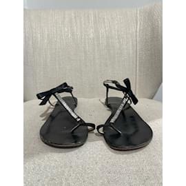 Giuseppe Zanotti-GIUSEPPE ZANOTTI  Sandals T.EU 38.5 cloth-Black