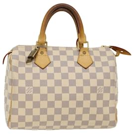 Louis Vuitton-Louis Vuitton Damier Azur Speedy 25 Hand Bag N41534 Auth LV 48442-Autre