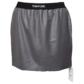 Autre Marque-Tom Ford, Gonna esclusiva in cashmere-Grigio