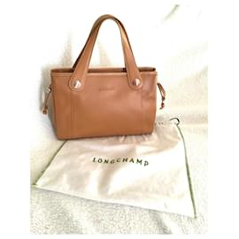 Longchamp-Bolsos de mano-Coñac