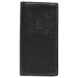 Louis Vuitton-Louis Vuitton Black Monogram Shadow Brazza-Black