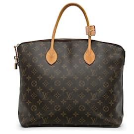 Louis Vuitton-Louis Vuitton Brown Monogram Lockit MM-Brown