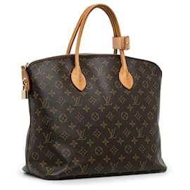 Louis Vuitton-Louis Vuitton Brown Monogram Lockit MM-Brown