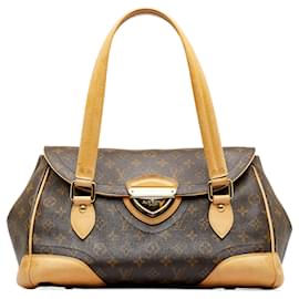 Louis Vuitton-Louis Vuitton Brown Monogramm Beverly GM-Braun