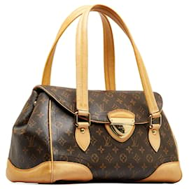 Louis Vuitton-Louis Vuitton Brown Monogramm Beverly GM-Braun