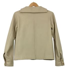 Yohji Yamamoto-Yohji Yamamoto Leather Jacket-Beige