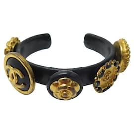 Coco Chanel Inspired Adjustable Cuff Bracelet Available In Gold