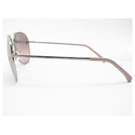CHANEL Metal Polarized Aviator CC Sunglasses 4189-T-Q Brown