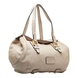 Loewe-Leather Shoulder Bag-Grey