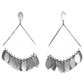 Isabel Marant Silver bird drop earrings Silvery