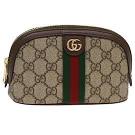 NEW! Gucci GG Supreme Interlocking G Travel Cosmetic Pouch Bag Toiletry  Pouch