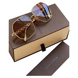 Louis Vuitton Lunettes My Lv Chain Bijouterie dorée