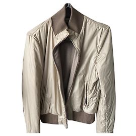 Giacca bomber Gucci beige in cotone Beige