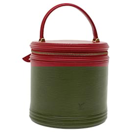Louis Vuitton-LOUIS VUITTON Epi Cannes Hand Bag Red M48037 LV Auth ep1141-Red