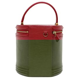 Louis Vuitton-LOUIS VUITTON Epi Cannes Hand Bag Red M48037 LV Auth ep1141-Red