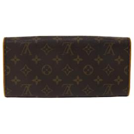 Louis Vuitton-LOUIS VUITTON Monogram Pochette Twin GM Shoulder Bag M51852 LV Auth rd5537-Monogram