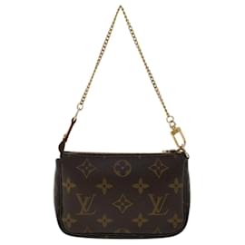 Louis Vuitton-LOUIS VUITTON Monograma T&B Mini Pochete Acessórios Bolsa M60153 LV Auth ac2051-Monograma