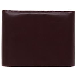 Cartier-CARTIER Wallet Leather Red Auth ac2039-Red