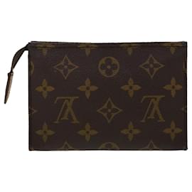 Louis Vuitton-Louis Vuitton Monogram Poche Toilette 15 Pouch M47546 LV Auth ki3168-Monogram