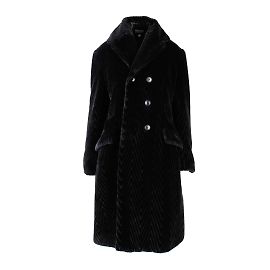 Versace Jeans Couture Teddymantel Schwarz