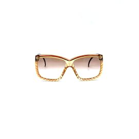 Dior-Óculos de sol quadrados vintage Christian Dior-Amarelo