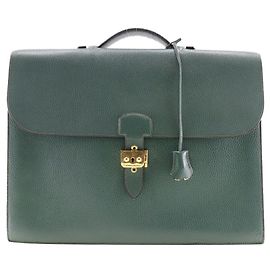 Hermès Hermes Sac a Depeches Vert